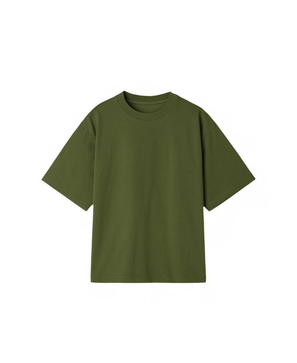 Army Green Oversized Tee